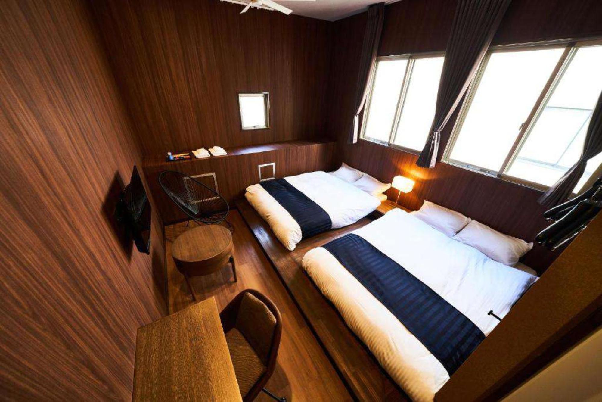 &And Hostel Shinsaibashi East Ōsaka Rom bilde